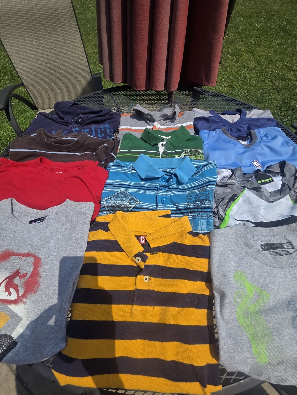 HUGE BUNDLE OF TEEN BOY L SHIRTS